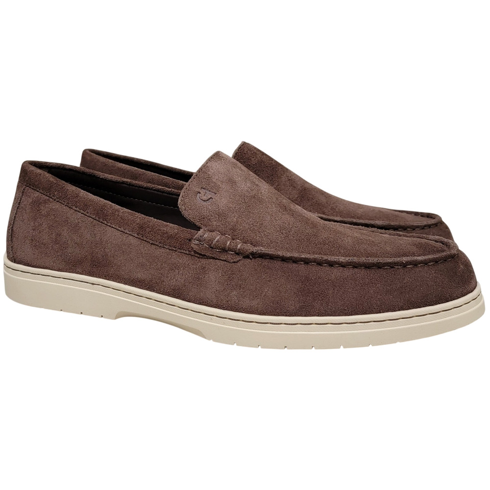 Cole Haan Men Greenwich Grand Venetian Loafers Size US 10M Lava Brown Suede